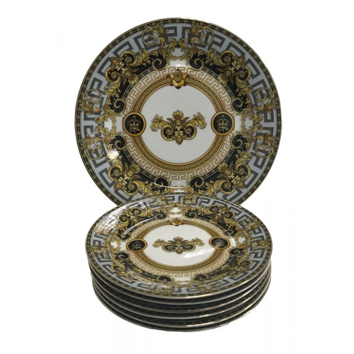 Σετ πάστας πορσελάνης 7τεμ. Versace Italy G-7602-7