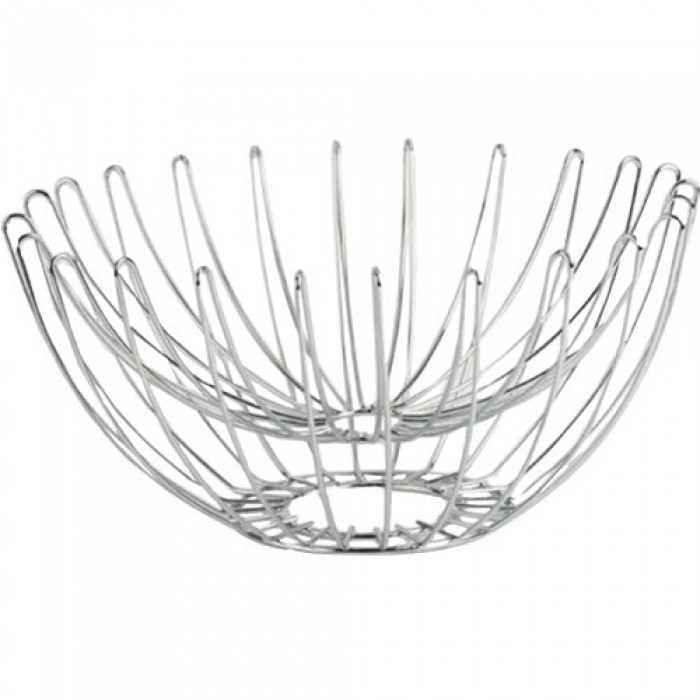Φρουτιέρα Inox Ασημί 32x16cm 