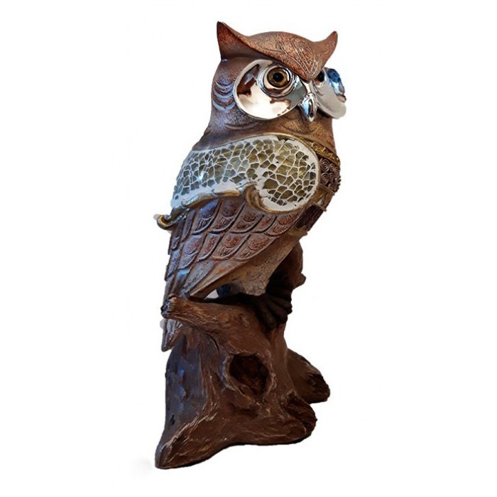 Διακοσμητική Κουκουβάγια Πολυρητίνης 7x20cm
