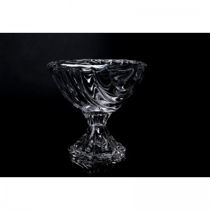 Φρουτιέρα Στρογγυλή Γυάλινη Διάφανη 24x21cm Galifas 7939242