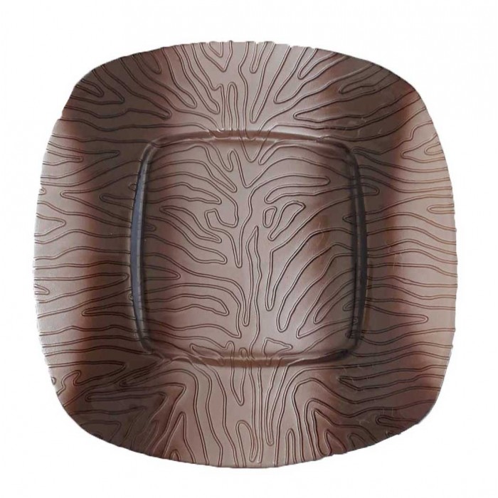 Πιατέλα γυάλινη τετράγωνη Murano Monna 31.5x31.5x2.5εκ.
