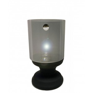 Κηροπήγιο γυάλινο με καθρέφτη CSD-154CM-25