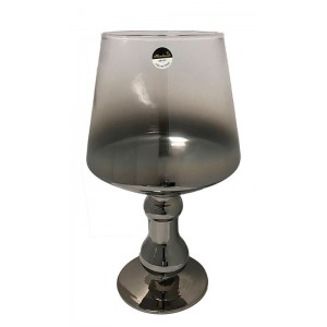 Κηροπήγιο γυάλινο με καθρέφτη CSD-388-45G
