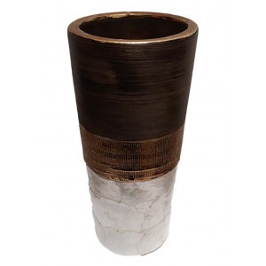 Βάζο κεραμικό διακοσμητικό 12.5x12.5x33.5εκ. GL-17147-A
