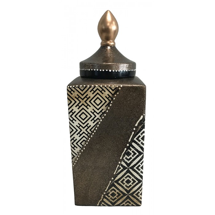 Βάζο Διακοσμητικό Κεραμικό 13x13x36cm