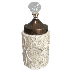 Διακοσμητικό Βάζο Κεραμικό 13.5x34cm Inart 3-70-001-7041