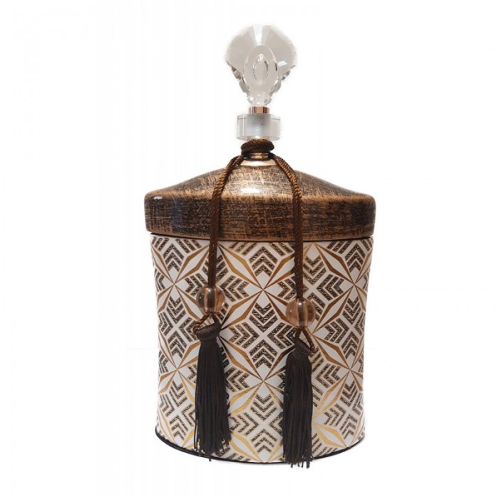 Βάζο με καπάκι κεραμικό 18x10x32εκ. WB13-19410