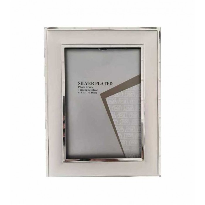 Κορνίζα Μεταλλική Ασημί 13x18cm
