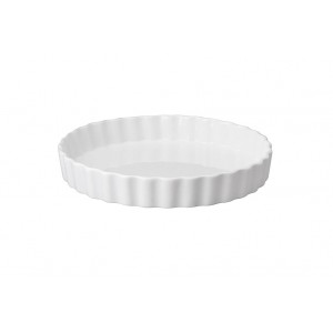 Ταρτιέρα λευκή stoneware 30x5εκ