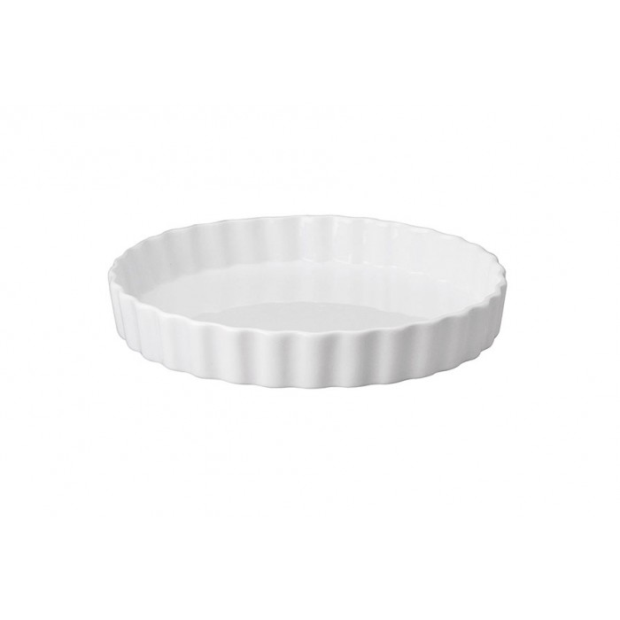 Ταρτιέρα λευκή stoneware 30x5εκ