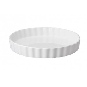 Ταρτιέρα λευκή stoneware 32x5εκ