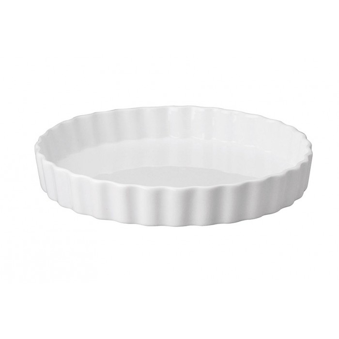Ταρτιέρα λευκή stoneware 32x5εκ