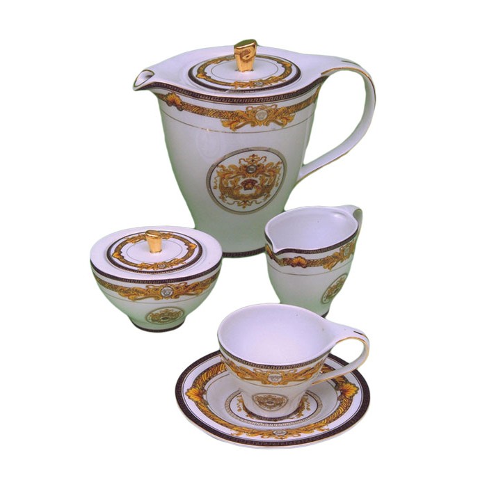 Σερβίτσιο τσαγιού πορσελάνης 15τεμ Versace Italy G-10801-15