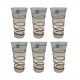 Ποτήρια νερού γυάλινα Μουράνο 460ml σετ 6τεμ Circles 8.5x15.5εκ.