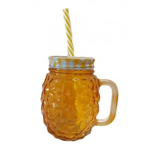 Ποτήρι Γυάλινο 500ml κίτρινο Galifas