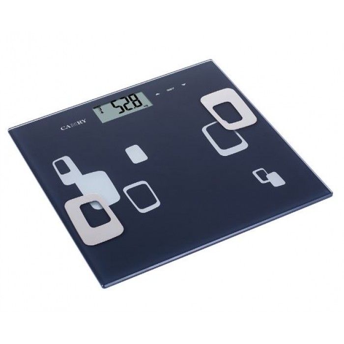 Γυάλινη Ηλεκτρονική Ζυγαριά Μπάνιου 180 Kg Μαύρη Camry EB984