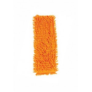Ανταλλακτικό πανί παρκετέζας πορτοκαλί 100% μικροϊνών 14x43εκ.