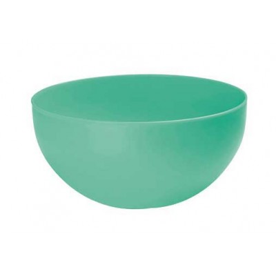 Σαλατιέρα σερβιρίσματος πλαστική στρογγυλή 4 λίτρα πράσινη 24x12εκ.