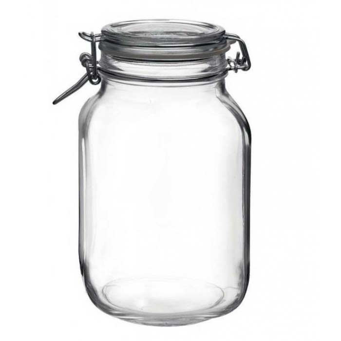 Δοχείο γυάλινο 1500ml αεροστεγές 9x20εκ. Diamond