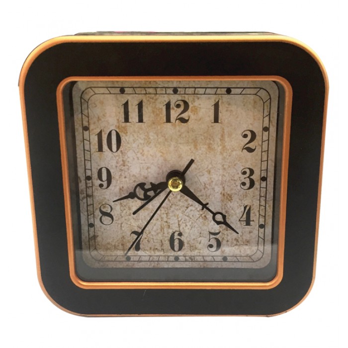 Ξυπνητήρι επιτραπέζιο ANTIQUE πλαστικό 11x11εκ.
