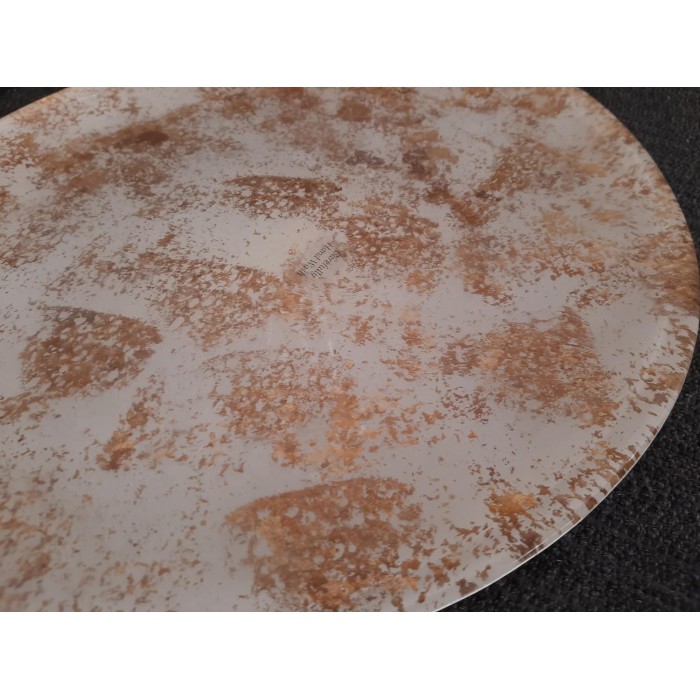 Πιατέλα οβάλ Murano Golden Line 35x31εκ.