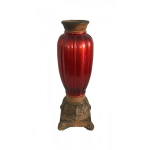 Βάζο κεραμικό Red Ceramic 42εκ
