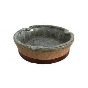 Σταχτοδοχείο κεραμικό Brown 18x6εκ.