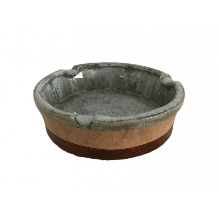 Σταχτοδοχείο κεραμικό Brown 18x6εκ.
