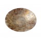Κουπ οβάλ Murano Golden Line 22x19εκ.