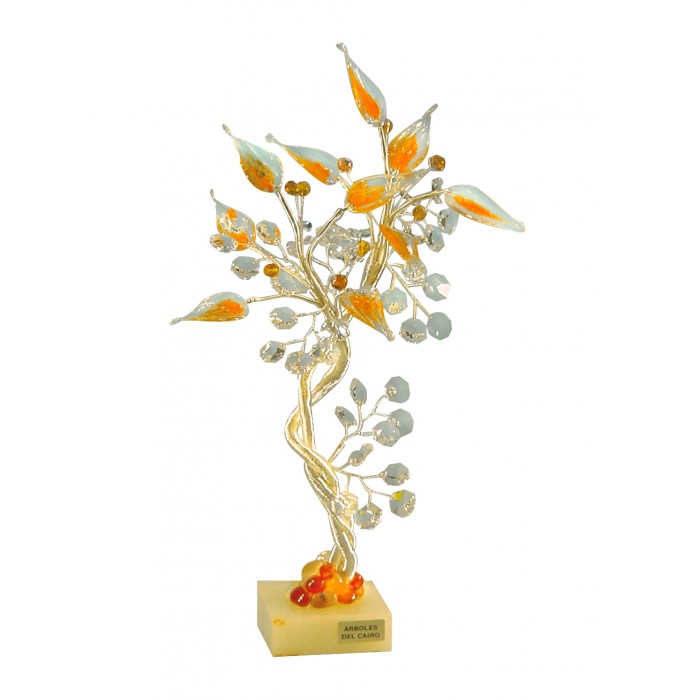 Λουλούδι διακοσμητικό Bonsai de cristal 16x8x32εκ. 12044-N