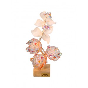 Λουλούδι κρυστάλλινο διακοσμητικό 13x10x18εκ. Bonsai de cristal 12611-I