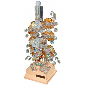 Λουλούδι κρυστάλλινο διακοσμητικό 13x13x30εκ. Bonsai de cristal 12646-AM