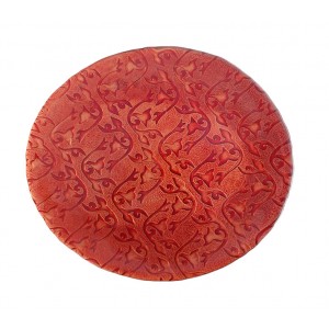 Πιατέλα οβάλ Murano Red Line 37x33.5εκ. 