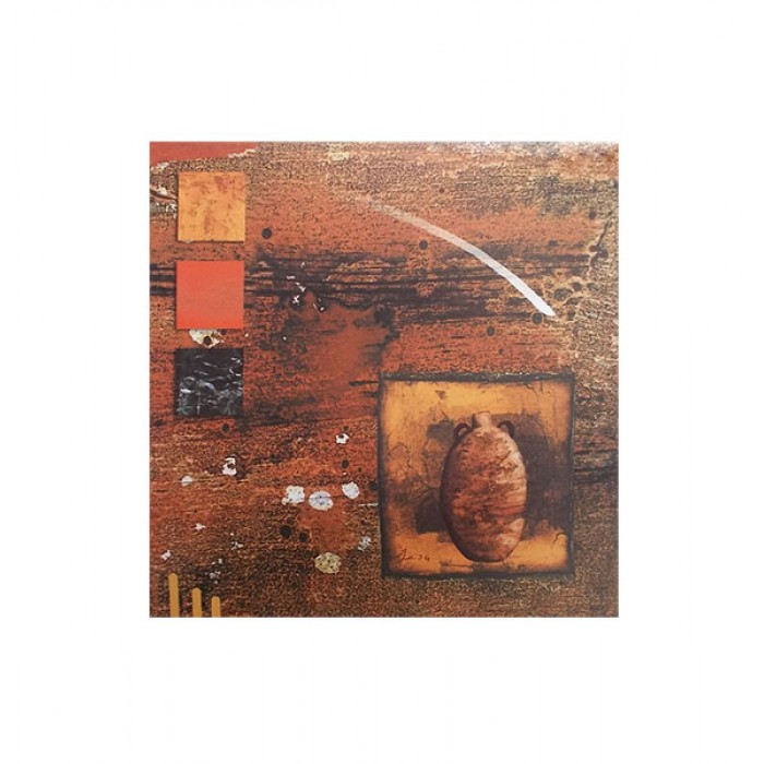 Πίνακας Σε Καμβά Βάζο 38x38cm Galifas 3838980