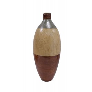 Βάζο κεραμικό Brown 16x42εκ.