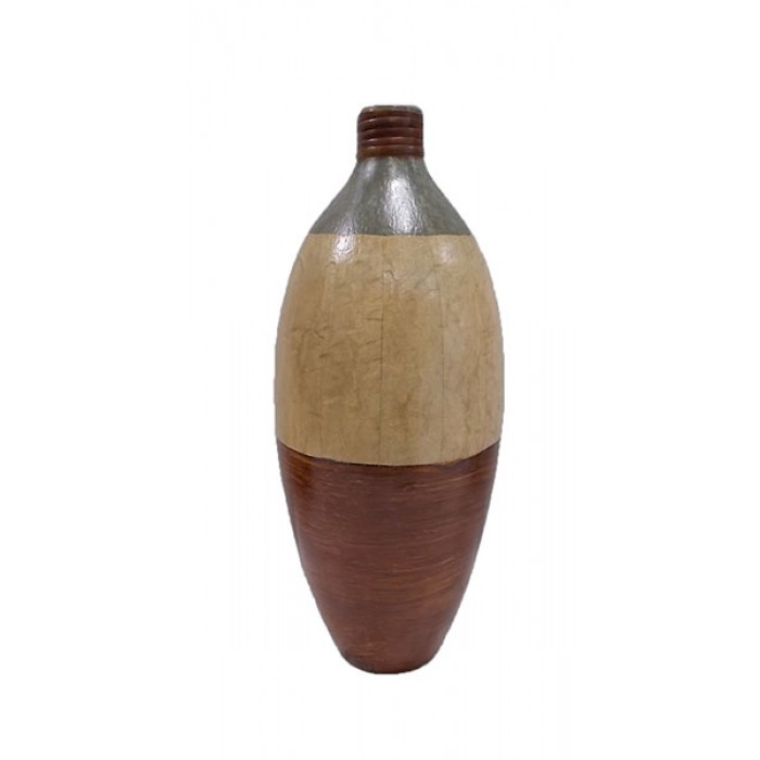 Βάζο κεραμικό Brown 16x42εκ.