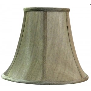 Καπέλο Φωτιστικού Υφασμάτινο 25x25x20cm E27 Ø 4cm Χρυσό-Μπεζ