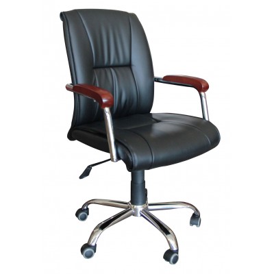 Καρέκλα γραφείου διευθυντική δερμάτινη 60x57x107εκ H210B