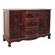 Μπουφές Ξύλινος Καρυδιάς Καφέ 120x45x85cm ForHome 925250