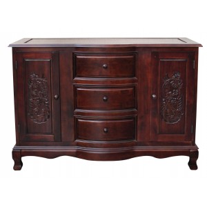 Μπουφές Ξύλινος Καρυδιάς Καφέ 120x45x85cm ForHome 925250