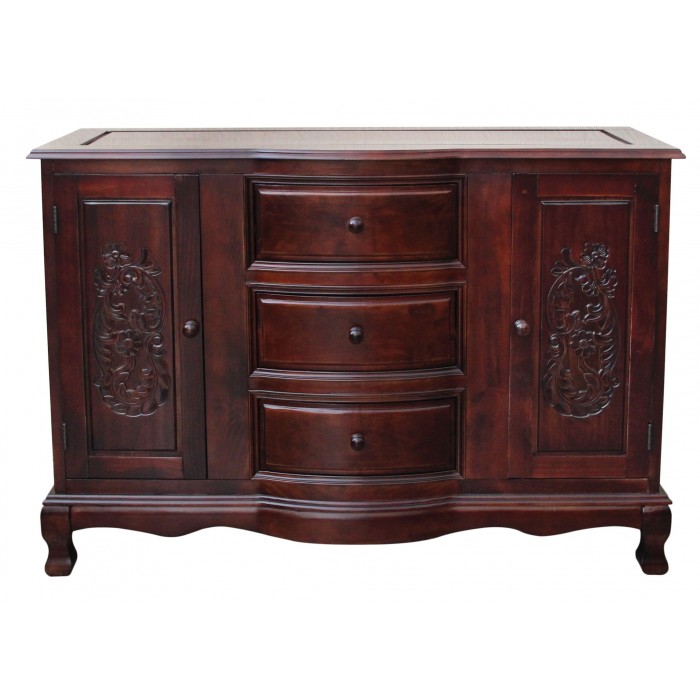 Μπουφές Ξύλινος Καρυδιάς Καφέ 120x45x85cm ForHome 925250