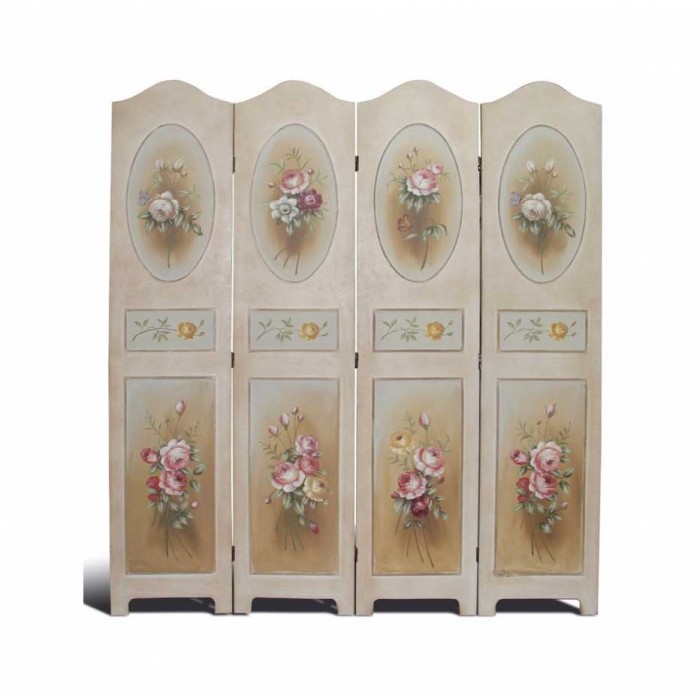 Διακοσμητικό Παραβάν Ξύλινο με 4 Φύλλα 160x180cm Galifas