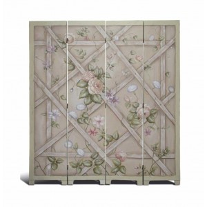 Διακοσμητικό Παραβάν Ξύλινο με 4 Φύλλα 160x180cm Galifas 7906859