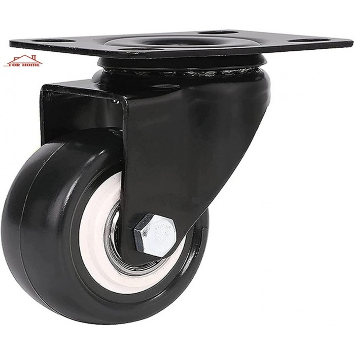 Ρόδα επίπλων Περιστρεφόμενη  Φ3″ 7.5cm ForHome 24207058