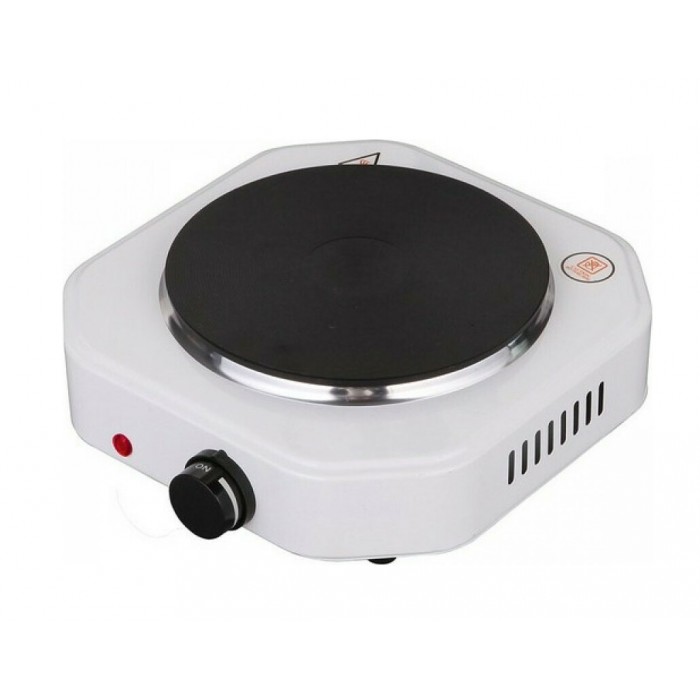Εστία επιτραπέζια μονή λευκή Muhler 1500W MHP-155B