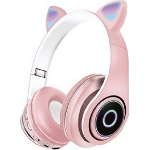 Ασύρματα ακουστικά Cat Headphones Pink P39M