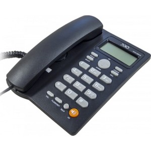 Ενσύρματο τηλέφωνο γραφείου μαύρο OHO-08CID