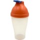 Σεικερ πλαστικό 500ml πορτοκαλί με καπάκι ασφαλείας 9.5x19εκ.
