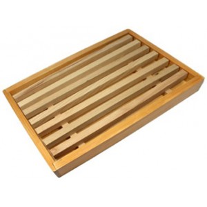 Επιφάνεια Κοπής για Ψωμί Ξύλινη Καφέ 40x25cm Galifas 807940252