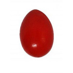 Αυγό ξύλινο κόκκινο 7x4.5εκ.